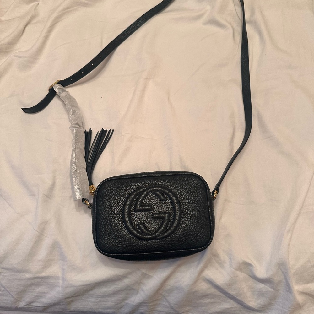 Gucci Black Soho Disco Crossbody Bag